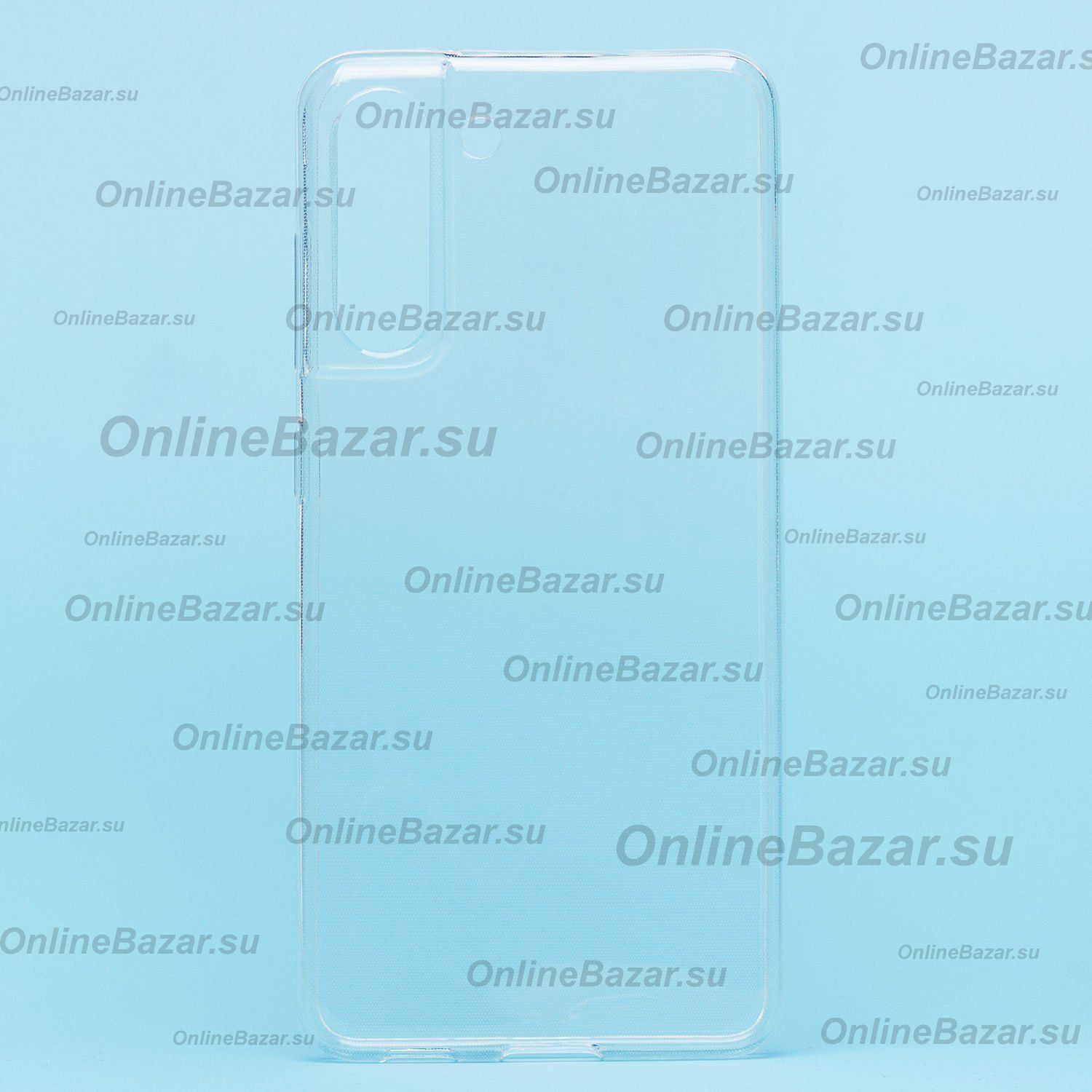 Чехол для Samsung SM-G990B (Galaxy S21 FE) силиконовый ультратонкий <прозрачный> ― Nsk.OnlineBazar.su