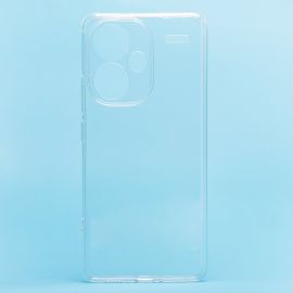 Чехол для Xiaomi Redmi Note 13 Pro+ силиконовый ультратонкий <прозрачный>