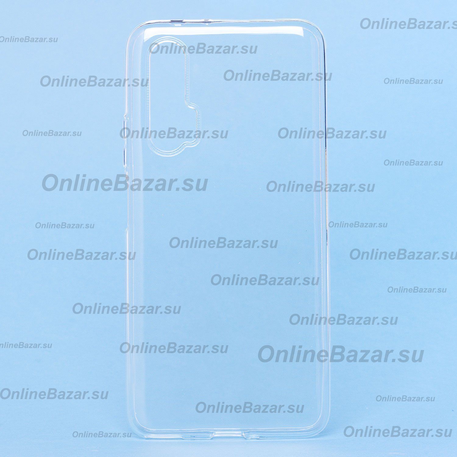 Чехол для Huawei Nova 6 силиконовый (0,9 mm) <прозрачный> ― Nsk.OnlineBazar.su