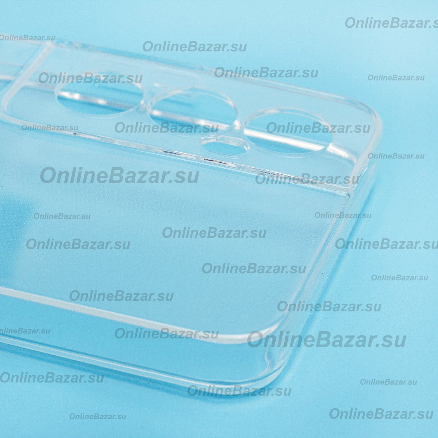 Чехол для Realme RMX3910 силиконовый (0,9 mm) <прозрачный> ― Nsk.OnlineBazar.su
