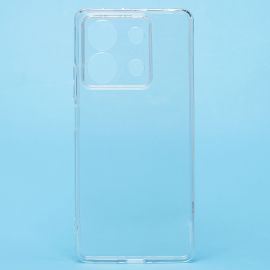 Чехол для Xiaomi Redmi Note 13 5G силиконовый (0,9 mm) <прозрачный>