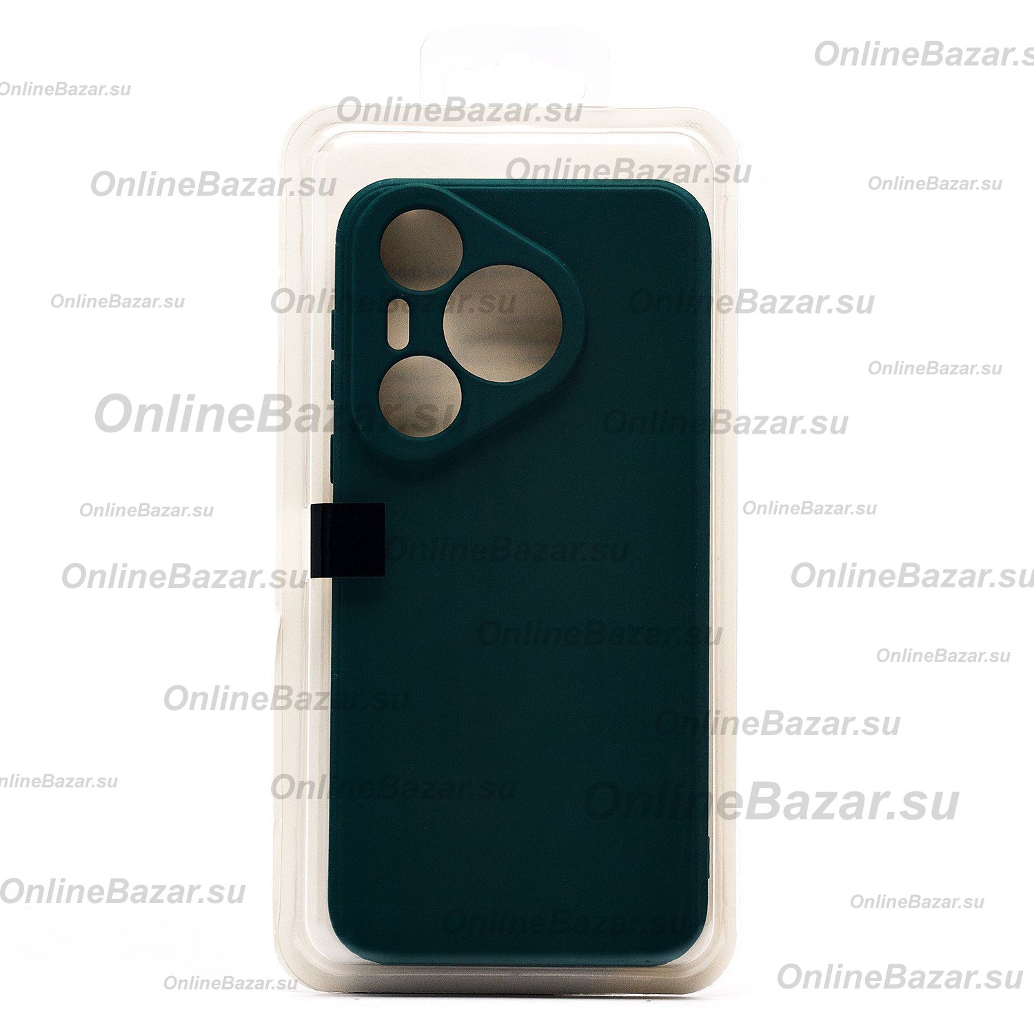 Чехол для Huawei Pura 70 силиконовый Soft Touch 4 <темно-зеленый> ― Nsk.OnlineBazar.su
