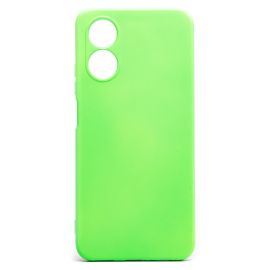 Чехол для Oppo A17 силиконовый Soft Touch 4 <зеленый>
