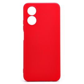 Чехол для Oppo A17 силиконовый Soft Touch 4 <красный>