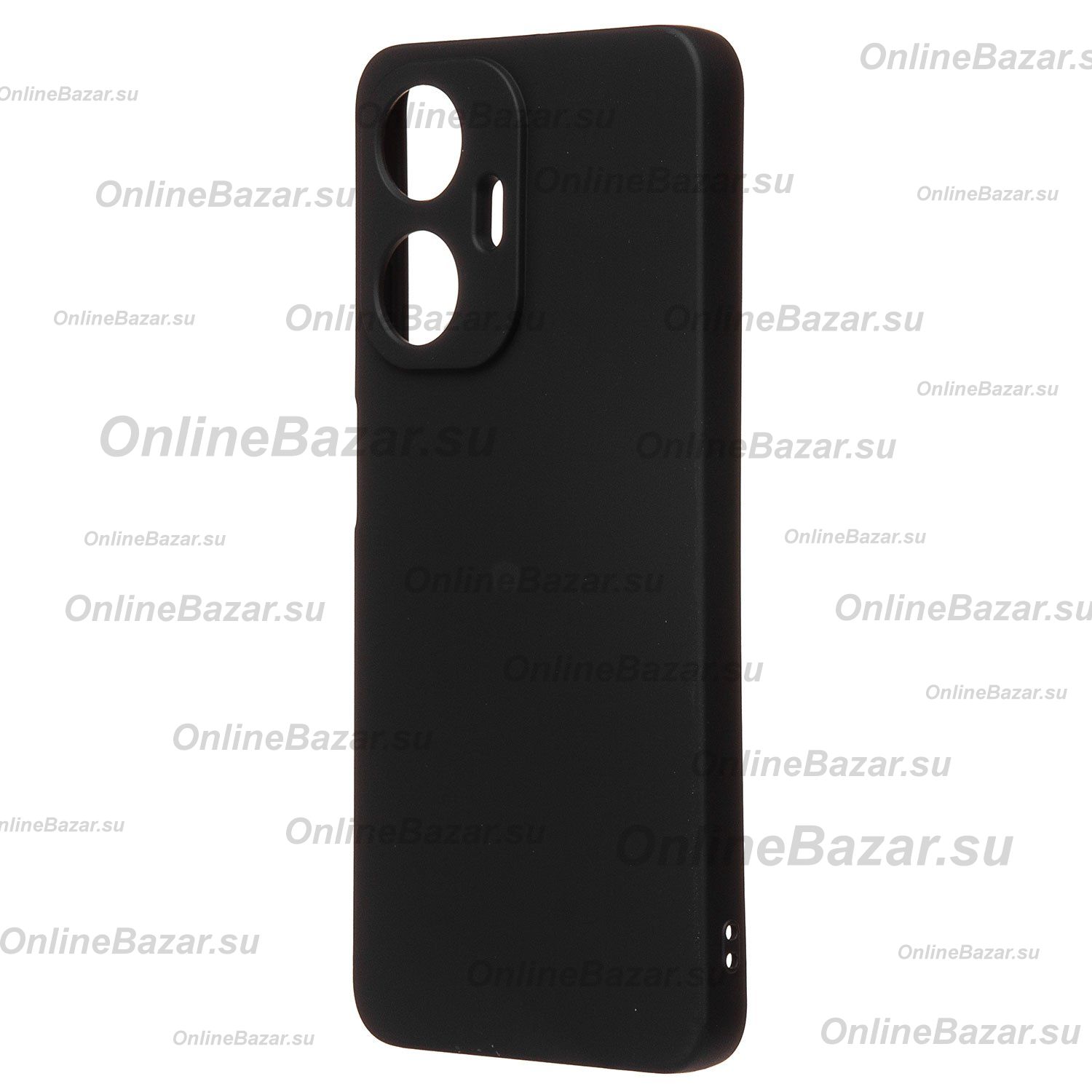 Чехол для Realme C55 силиконовый Soft Touch 4 <черный> ― Nsk.OnlineBazar.su