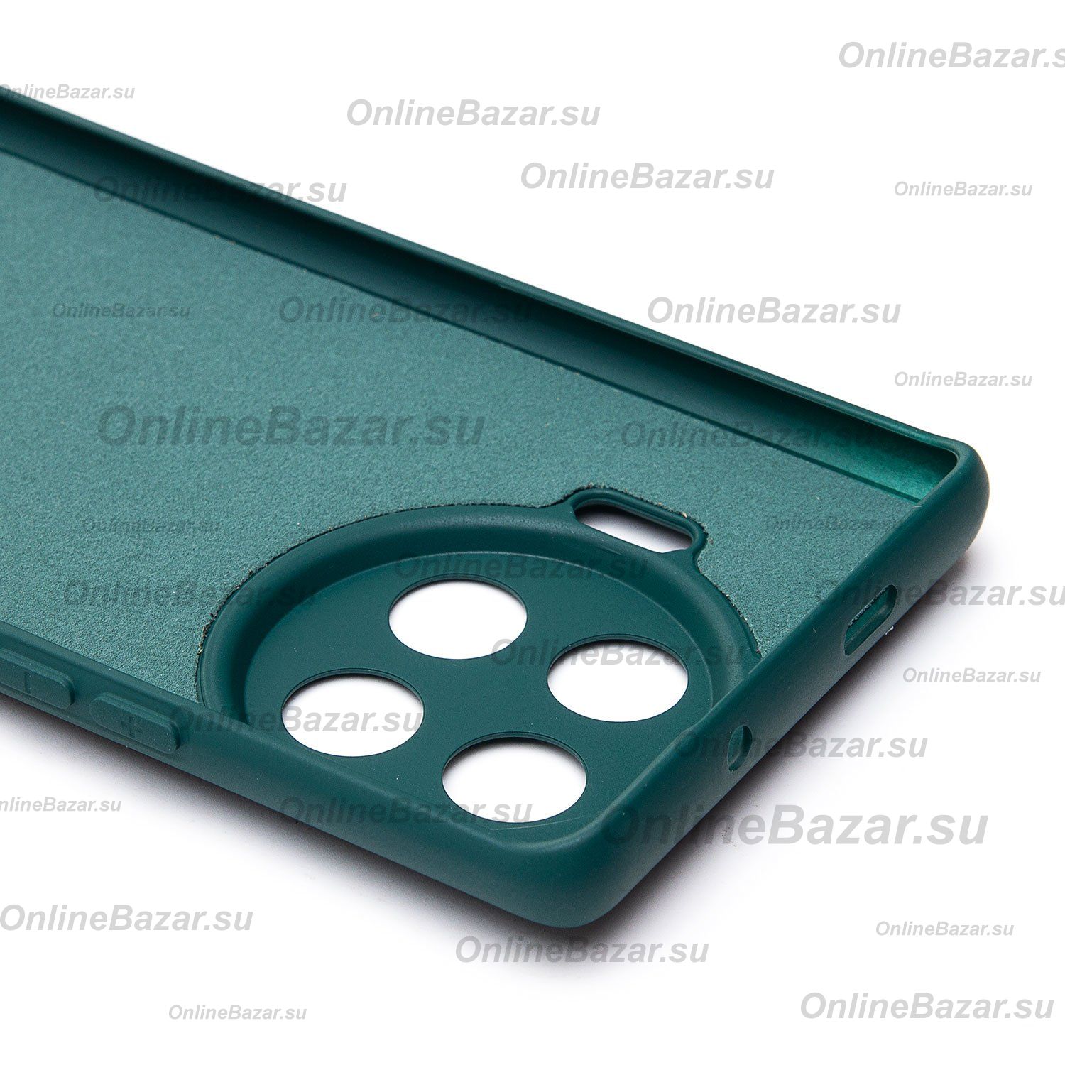 Чехол для Tecno Spark 20 Pro+ (KJ7) силиконовый Soft Touch 4 <темно-зеленый> ― Nsk.OnlineBazar.su