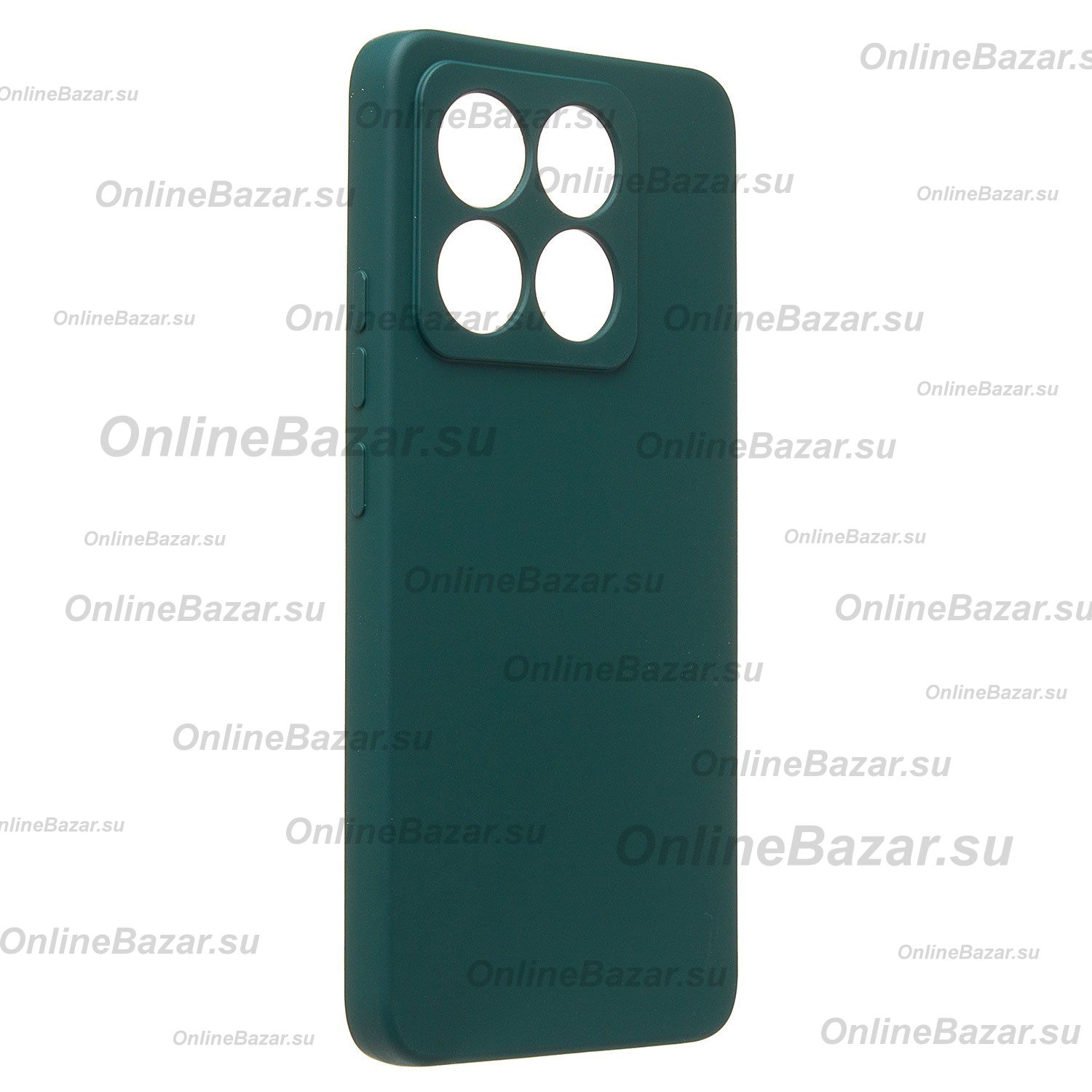 Чехол для Xiaomi 2406APNFAG силиконовый Soft Touch 4 <темно-зеленый> ― Nsk.OnlineBazar.su