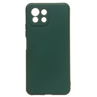 Чехол для Xiaomi Mi 11 Lite силиконовый Soft Touch 4 <темно-зеленый> ― Nsk.OnlineBazar.su
