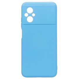 Чехол для Xiaomi Poco M5 силиконовый Soft Touch 2 <голубой>