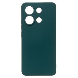 Чехол для Xiaomi Redmi Note 13 силиконовый Soft Touch 4 <темно-зеленый>