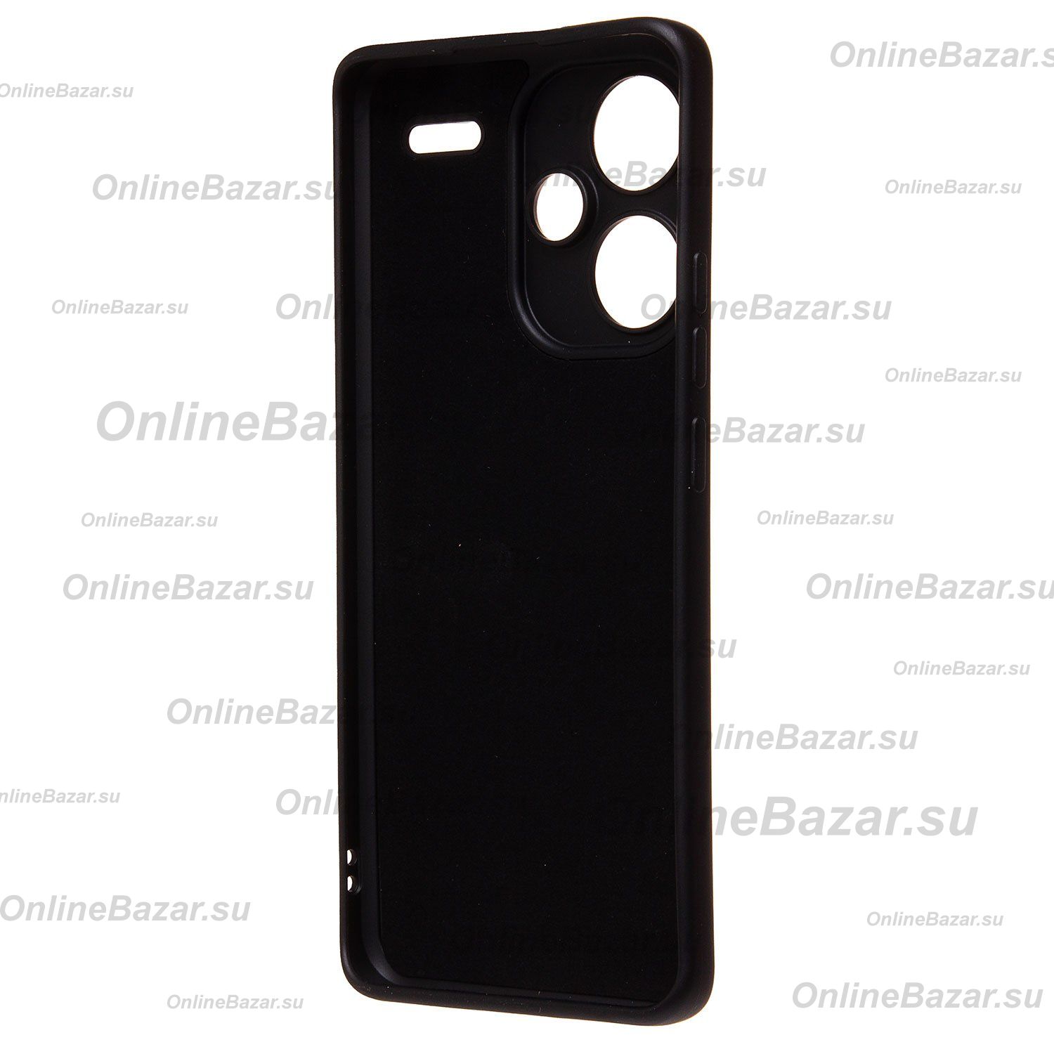 Чехол для Xiaomi Redmi Note 13 Pro+ силиконовый Soft Touch 4 <черный> ― Nsk.OnlineBazar.su