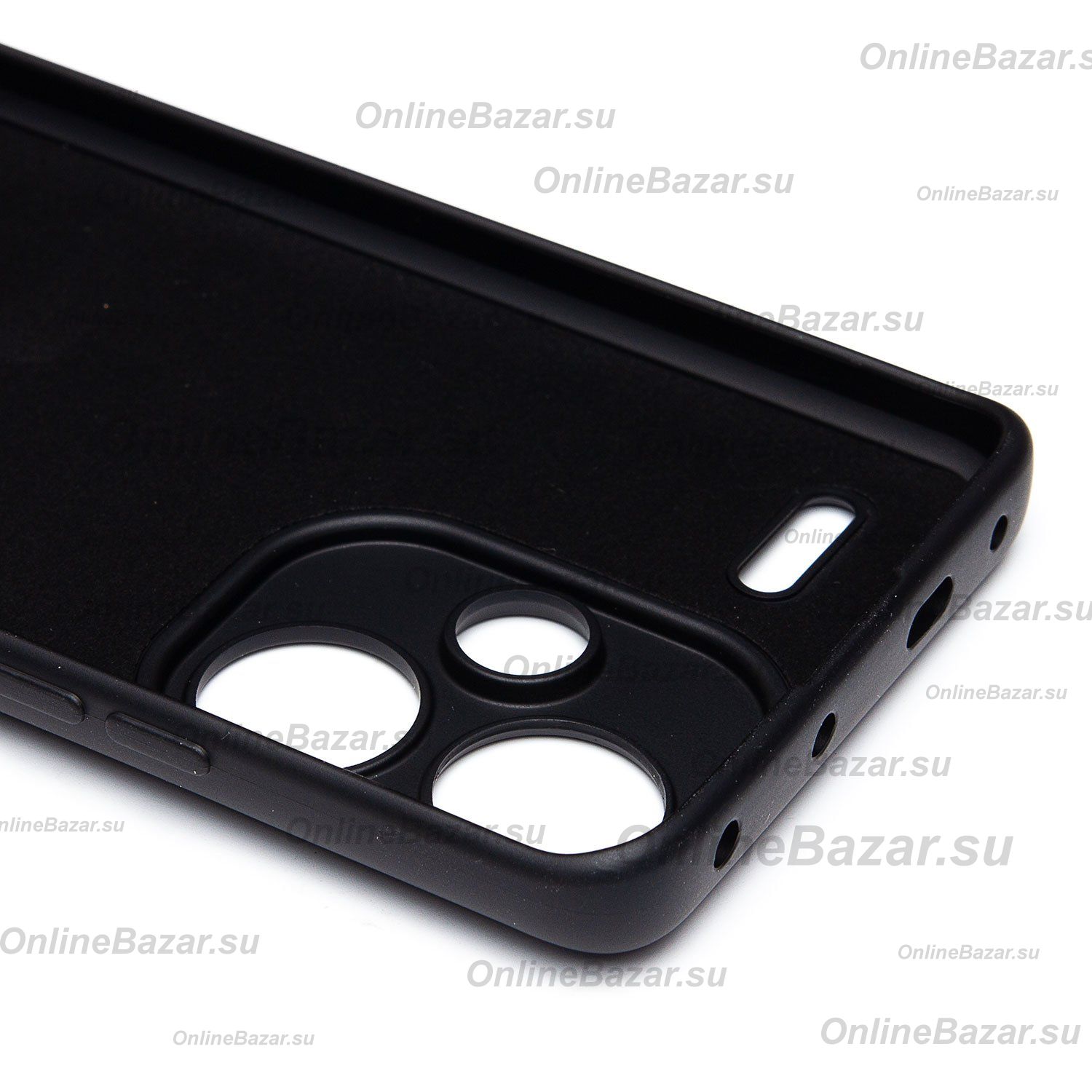 Чехол для Xiaomi Redmi Note 13 Pro+ силиконовый Soft Touch 4 <черный> ― Nsk.OnlineBazar.su