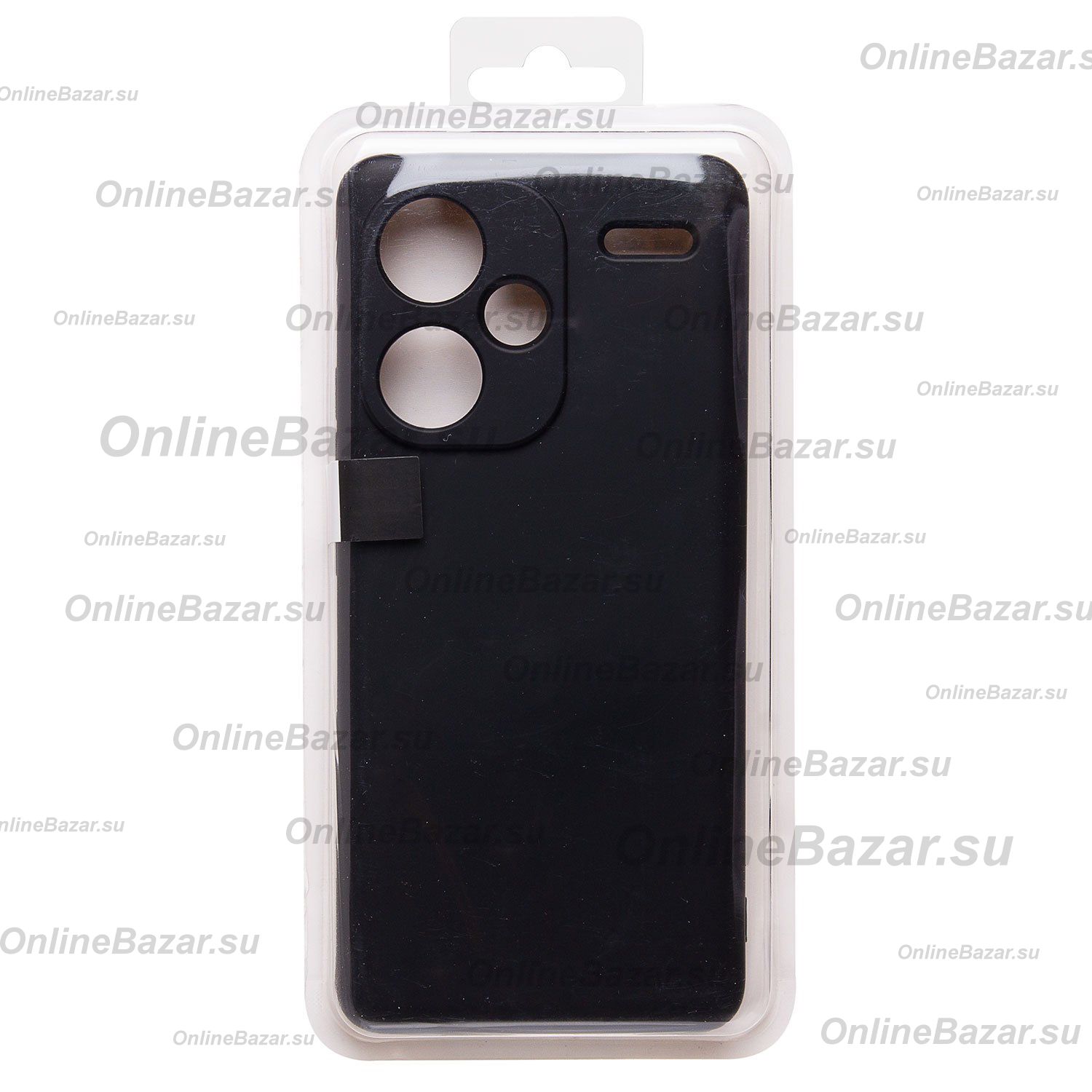 Чехол для Xiaomi Redmi Note 13 Pro+ силиконовый Soft Touch 4 <черный> ― Nsk.OnlineBazar.su