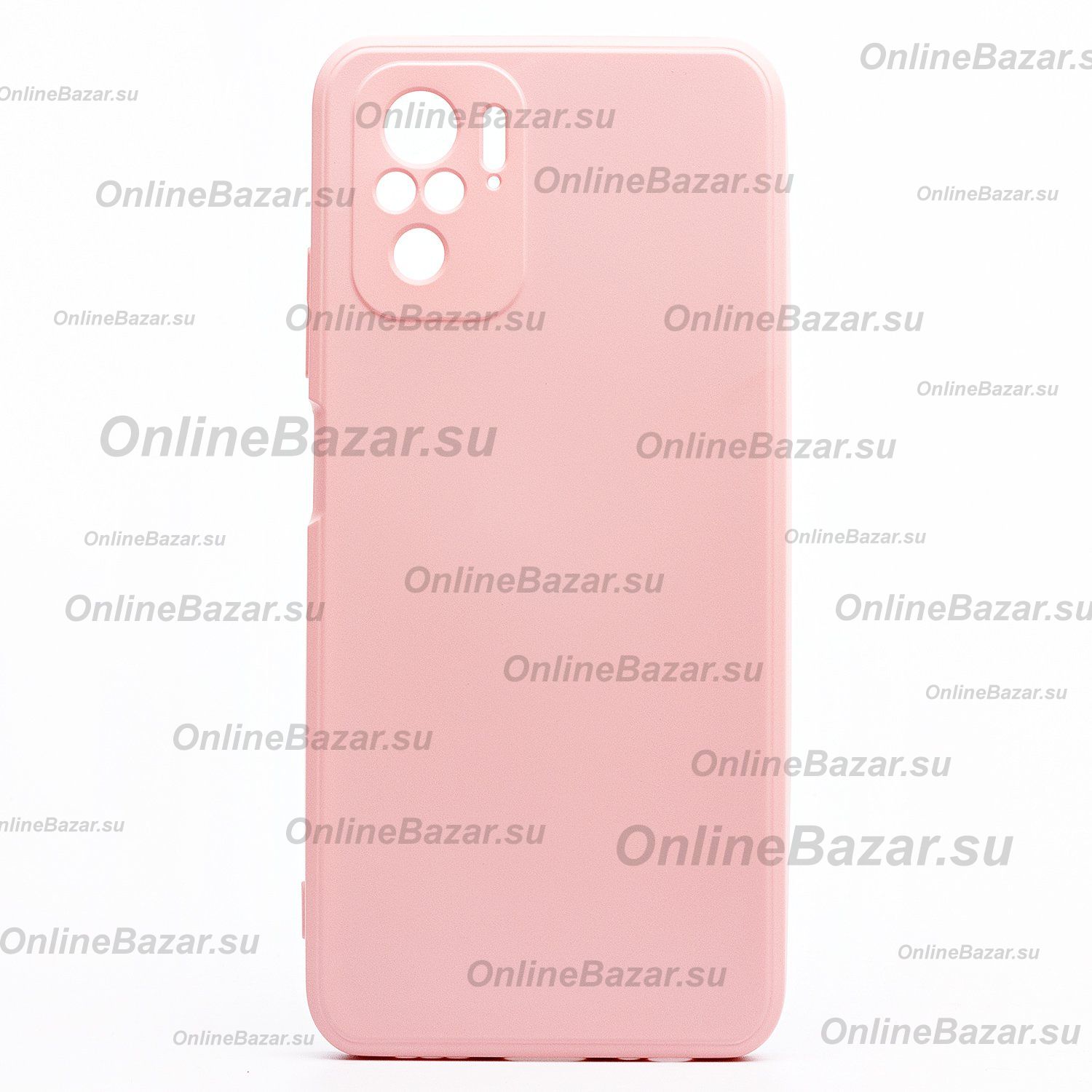 Чехол для Xiaomi Redmi Note 10S силиконовый Soft Touch 4 <светло-розовый> ― Nsk.OnlineBazar.su