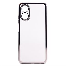 Чехол для Oppo A17 силиконовый ультратонкий Pilot <серебристый>
