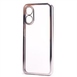 Чехол для Oppo A17k силиконовый ультратонкий Pilot <серебристый>