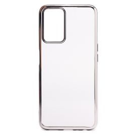 Чехол для Oppo A96 силиконовый ультратонкий Pilot <серебристый>