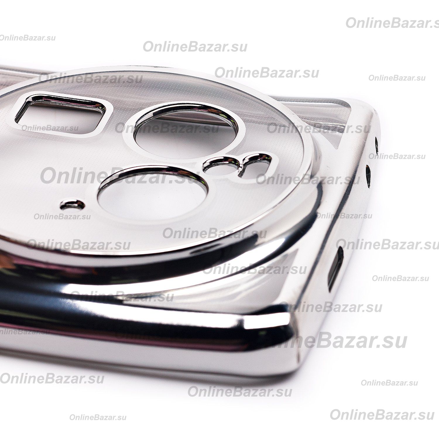 Чехол для Oppo Find X6 Pro силиконовый ультратонкий Pilot <серебристый> ― Nsk.OnlineBazar.su