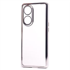 Чехол для Oppo Reno 8T 5G силиконовый ультратонкий Pilot <серебристый>