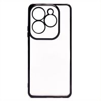 Чехол для Tecno Spark 20 Pro (KJ6) силиконовый ультратонкий Pilot <черный> ― Nsk.OnlineBazar.su