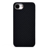 Чехол для Apple iPhone 16e пластиковый MagSafe POSH KEVLAR <черный> ― Nsk.OnlineBazar.su