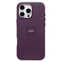 Чехол для Apple iPhone 16 Pro Max экокожа MagSafe <пурпурный> (премиум) ― Nsk.OnlineBazar.su