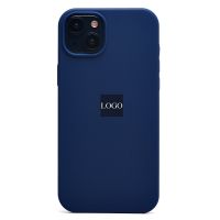 Чехол для Apple iPhone 15 Plus силиконовый Soft Touch <темно-синий> (премиум) ― Nsk.OnlineBazar.su