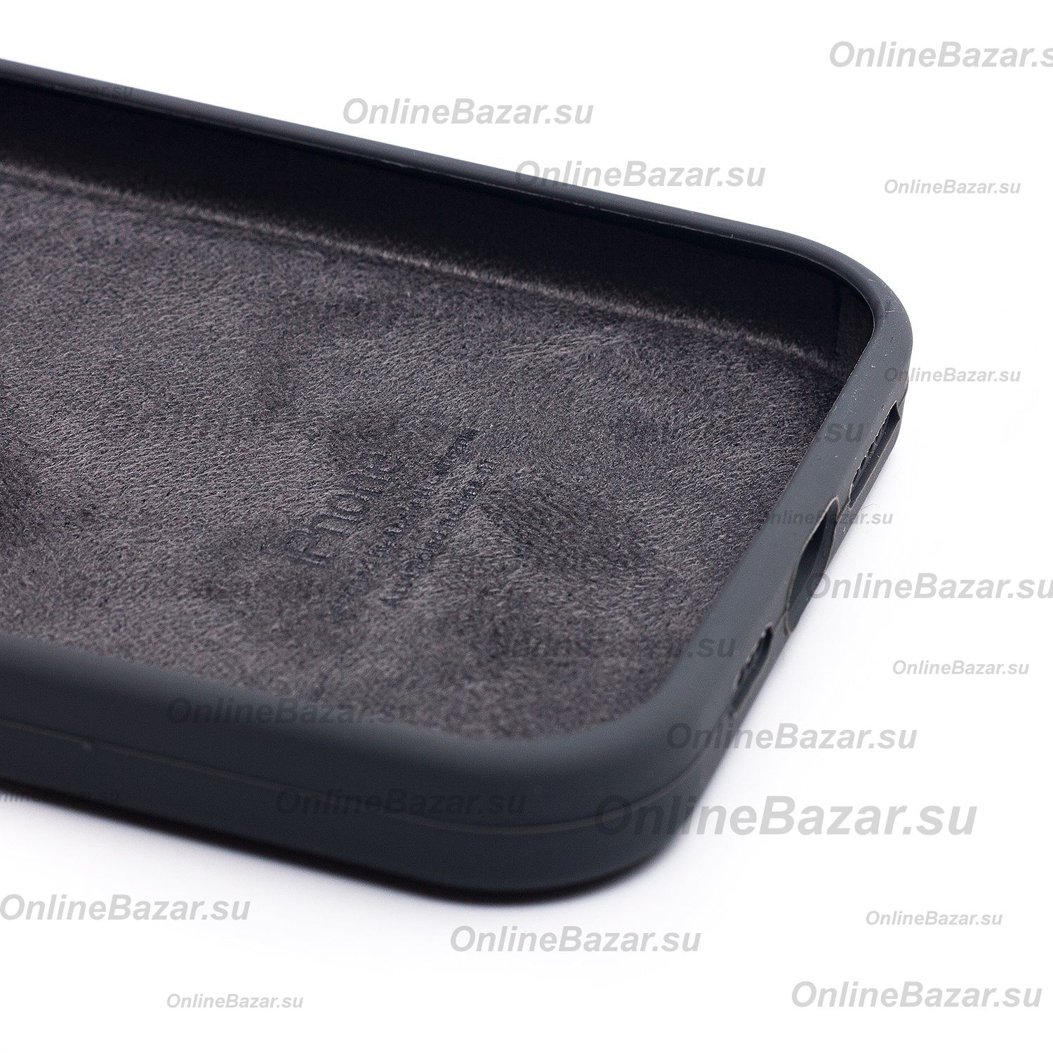 Чехол для Apple iPhone 15 Plus силиконовый Soft Touch <темно-серый> (премиум) ― Nsk.OnlineBazar.su