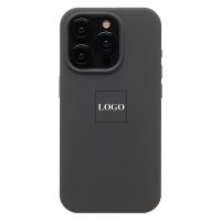 Чехол для Apple iPhone 15 Pro силиконовый Soft Touch <темно-серый> (премиум) ― Nsk.OnlineBazar.su