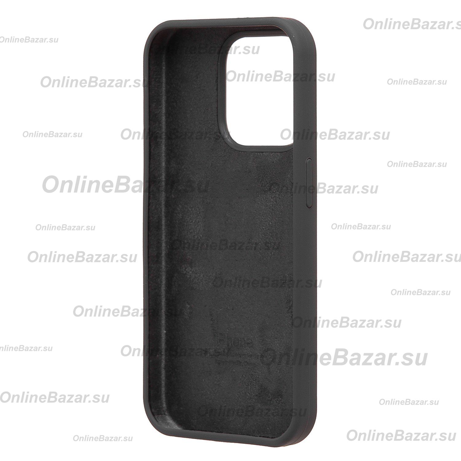 Чехол для Apple iPhone 15 Pro силиконовый Soft Touch <темно-серый> (премиум) ― Nsk.OnlineBazar.su
