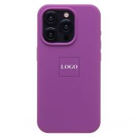 Чехол для Apple iPhone 15 Pro силиконовый Soft Touch <фиолетовый> (премиум) ― Nsk.OnlineBazar.su