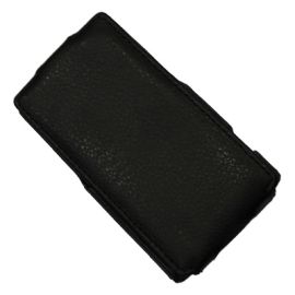 Чехол для Nokia 800 Lumia флип кожзам №1 <черный>