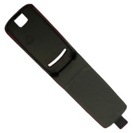 Чехол для Nokia 600 флип кожзам №3 <красный>