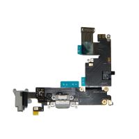 Шлейф для Apple iPhone 6 Plus на системный разъем, разъем гарнитуры и микрофон <серый> ― Nsk.OnlineBazar.su