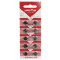 Батарейка Smart Buy AG10 (упаковка 10шт.) ― Nsk.OnlineBazar.su