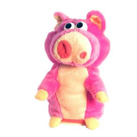 Игрушка свинка говорящая повторяющая звуки <пурупурный>
