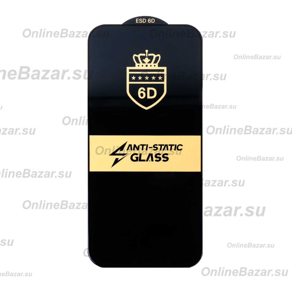 Защитное стекло для Apple iPhone 16 Pro (полное покрытие 2,5D) <черный> ― Nsk.OnlineBazar.su