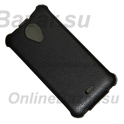 Чехол для Explay 4Game флип кожзам №1 <черный> ― Nsk.OnlineBazar.su