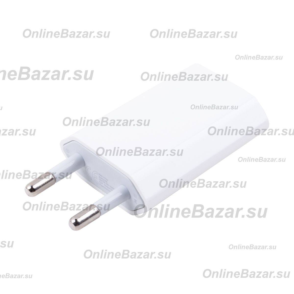 Сетевое зарядное устройство USB для Apple iPhone (A1400/MD813ZM/A) <белый> (премиум) ― Nsk.OnlineBazar.su