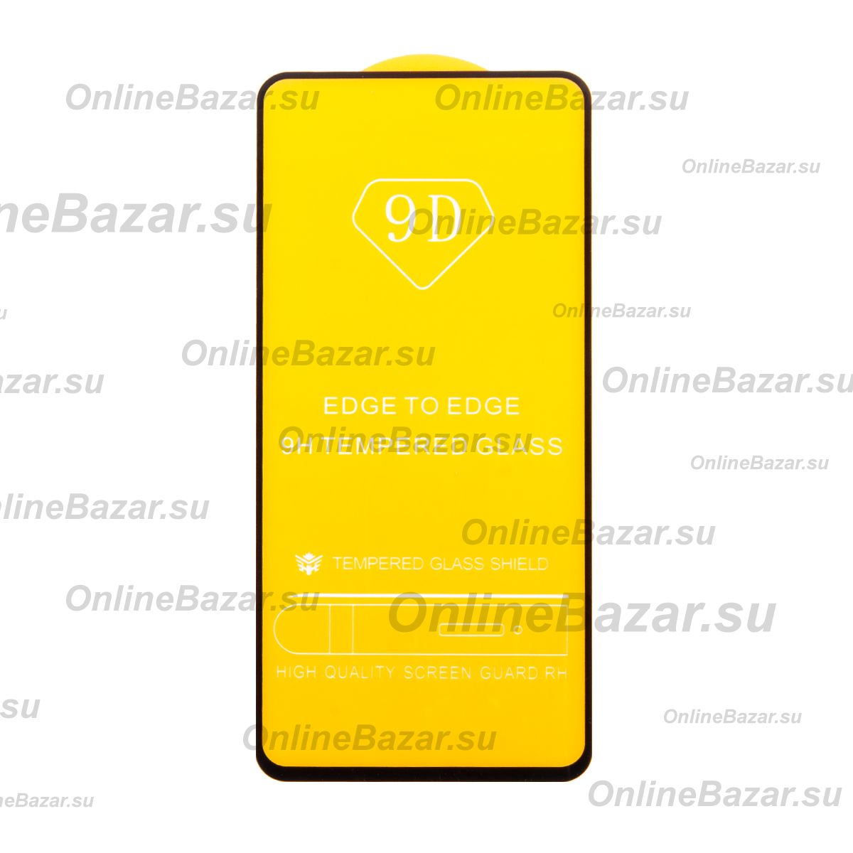 Защитное стекло для Vivo V27e (V2237) (2,5D/полная наклейка) <черный> ― Nsk.OnlineBazar.su