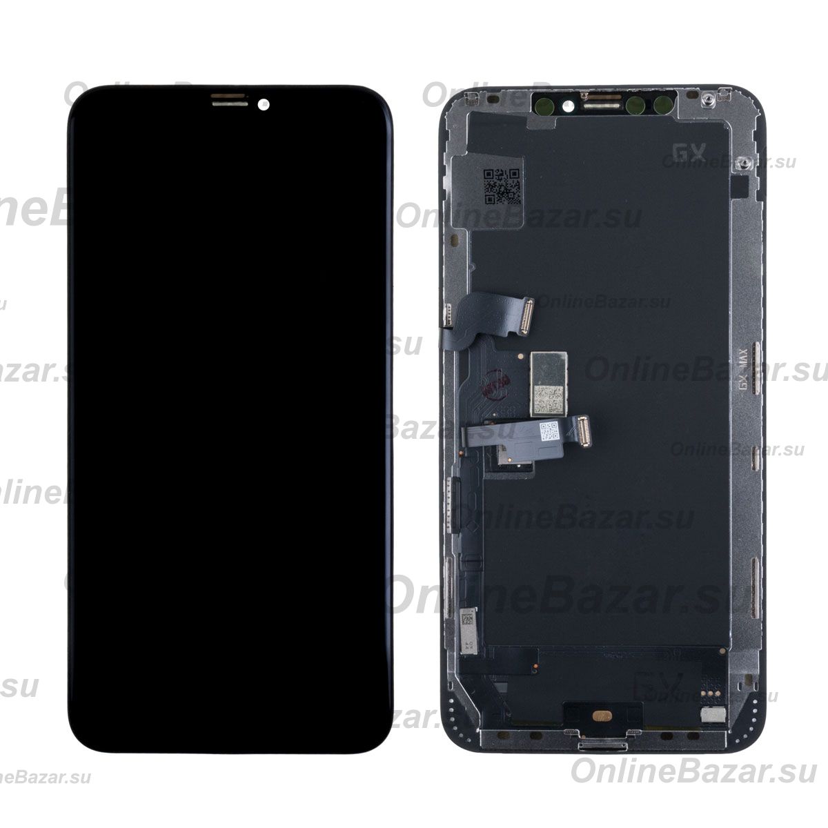 Дисплей для Apple iPhone Xs Max модуль в сборе с тачскрином (Hard OLED) <черный> ― Nsk.OnlineBazar.su
