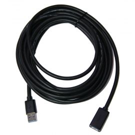 USB удлинитель - USB (папа) - USB (мама) 5 метров <черный>