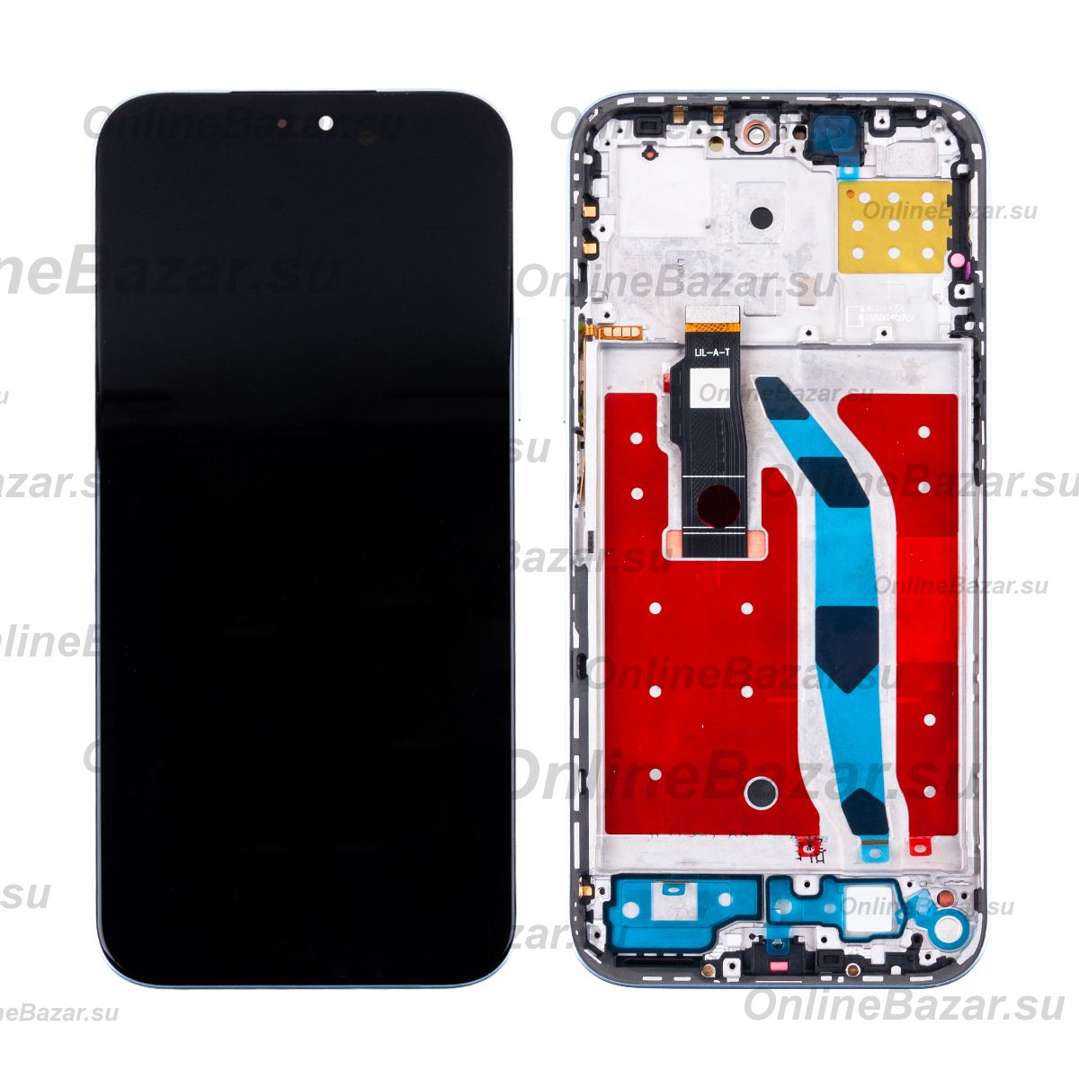 Дисплей для Honor X8b (LLY-LX1) модуль в сборе с тачскрином <черный> (оригинал) ― Nsk.OnlineBazar.su