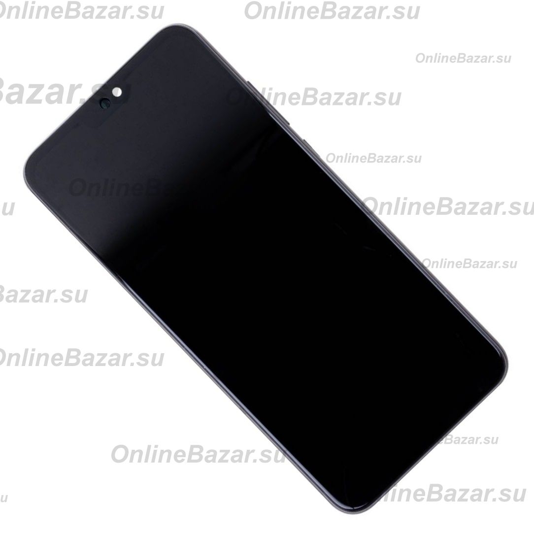Дисплей для Honor 8X (JSN-L21) модуль в сборе с тачскрином <черный> (оригинал) ― Nsk.OnlineBazar.su