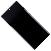 Дисплей для Samsung SM-S908B (Galaxy S22 Ultra) модуль в сборе с тачскрином <бордовый> (оригинал SP) ― Nsk.OnlineBazar.su