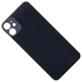 Задняя крышка для Apple iPhone 11 (широкий вырез под камеру) <черный>