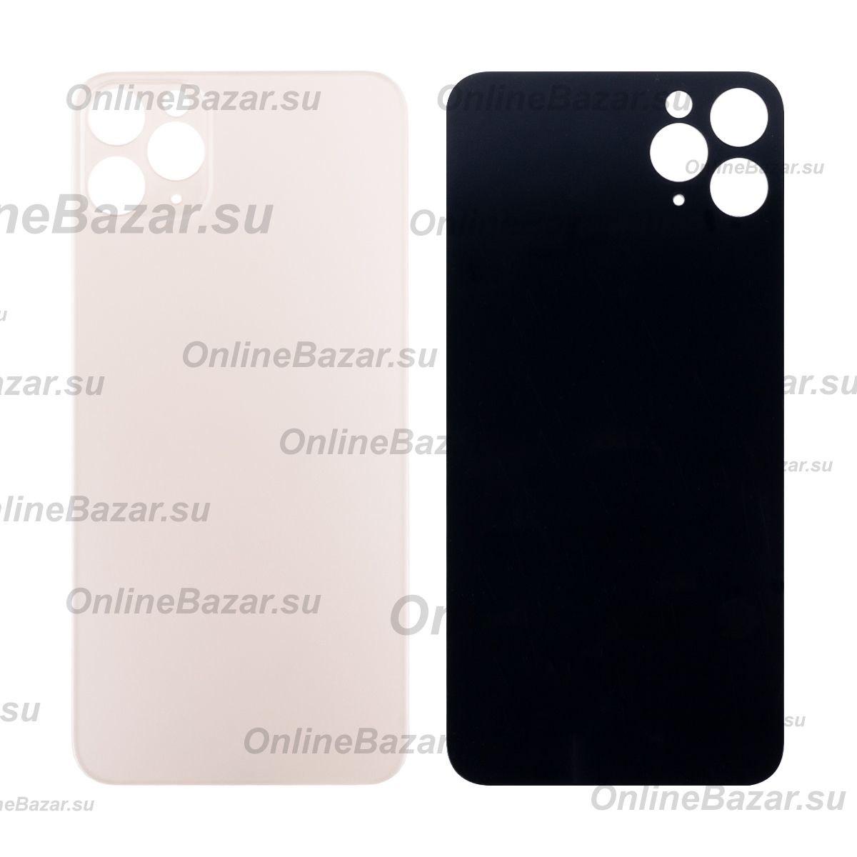 Задняя крышка для Apple iPhone 11 Pro (широкий вырез под камеру) <золотой> (оригинал) ― Nsk.OnlineBazar.su