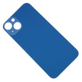 Задняя крышка для Apple iPhone 13 (широкий вырез под камеру) <синий>