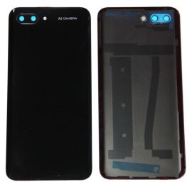 Задняя крышка для Honor 10 (COL-L29) со стеклом камеры <черный> (оригинал)