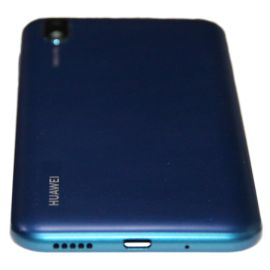 Задняя крышка для Huawei Y5 2019 со стеклом камеры <синий>